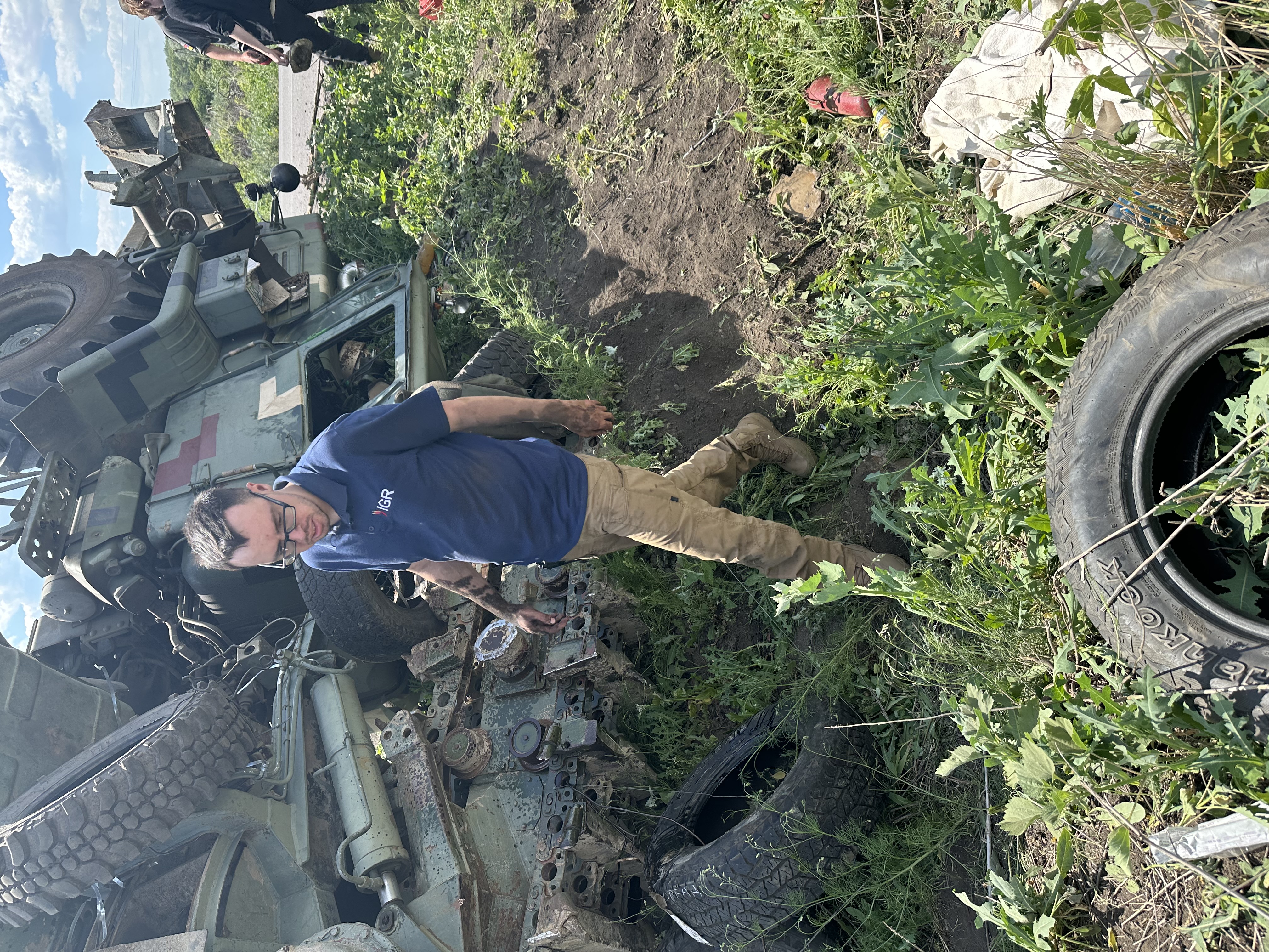 An IGR team member supporting an emergency response